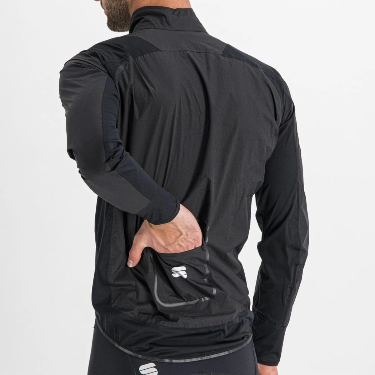 Sportful Hot Pack No Rain Jacket - Black 4 Sportful Hot Pack No Rain Jacket - Black – Bild 4