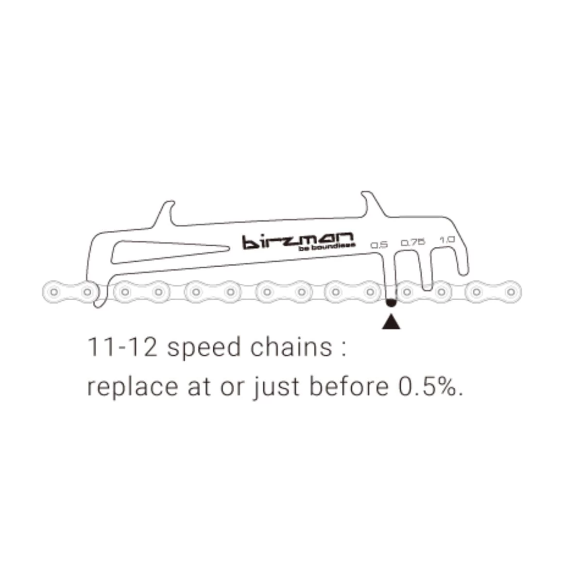 Birzman Kettenverschleißlehre 2 Birzman Kettenverschleißlehre – Bild 2