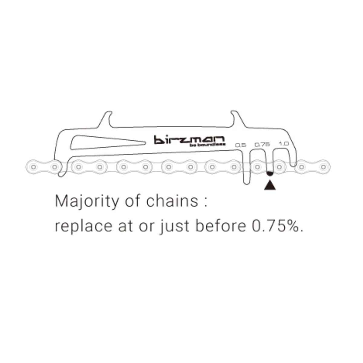 Birzman Kettenverschleißlehre 3 Birzman Kettenverschleißlehre – Bild 3