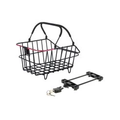 BASIL Hinterradkorb Cento Alu Nordlicht