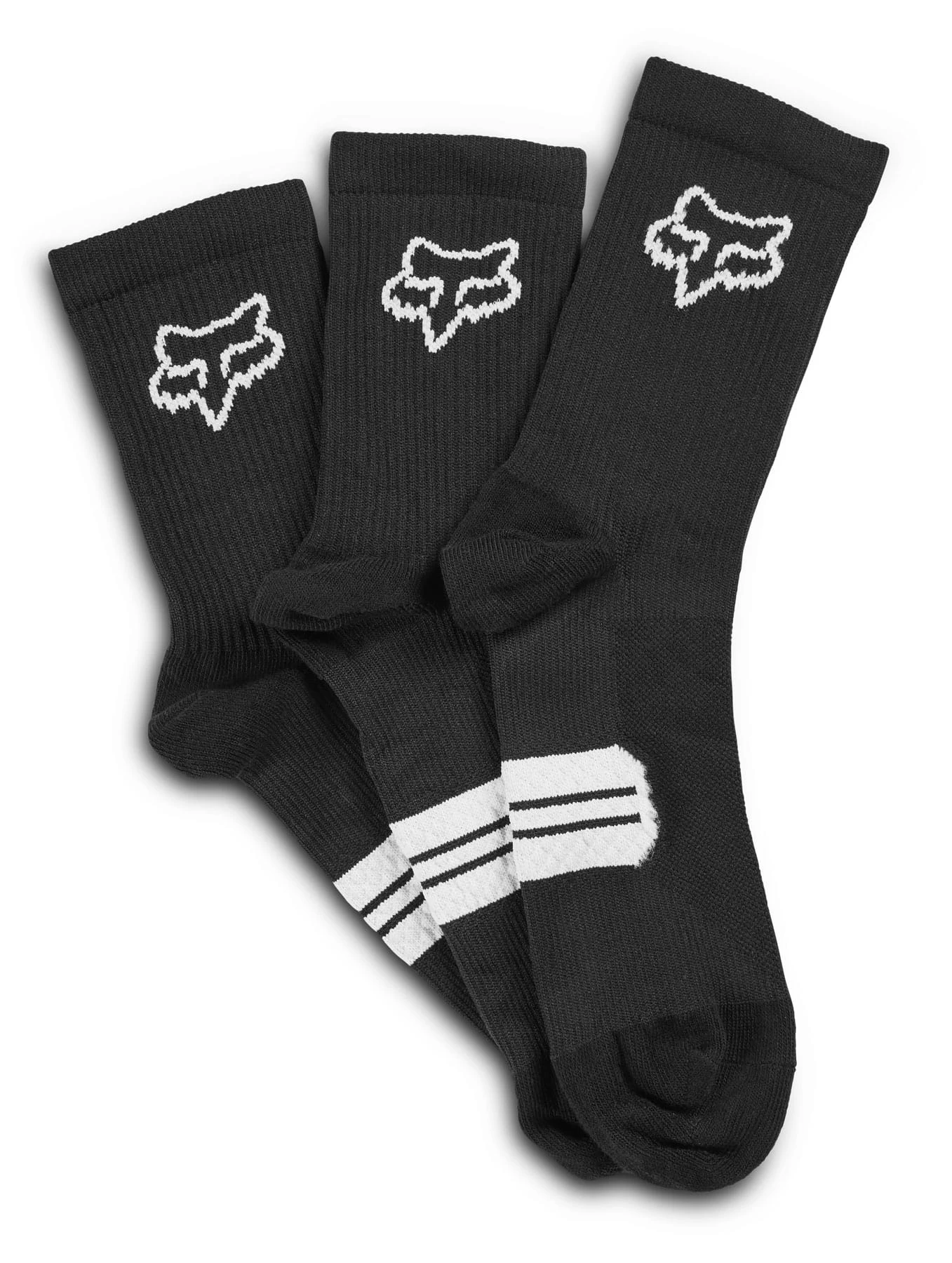 Fox Racing 6'' Ranger Sock Prepack Black - Black 1 Fox Racing 6'' Ranger Sock Prepack Black - Black