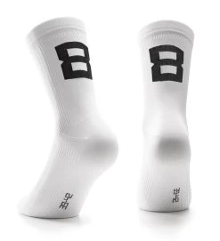 Assos Poker Socks No.8 - Holy White