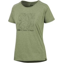 IXS Flow Women Tech Tee Contour Olive