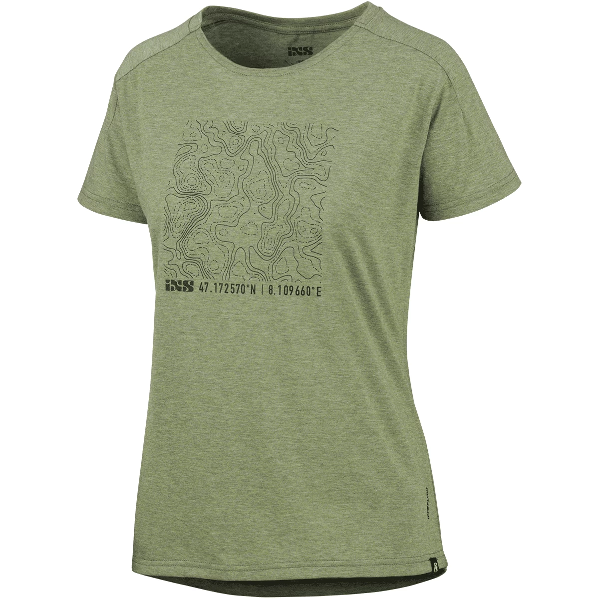 IXS Flow Women Tech Tee Contour Olive 1 IXS Flow Women Tech Tee Contour Olive