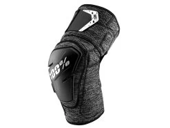 100% Fortis Knee Guards - Grey Heather / Black
