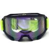LEATT Velocity 4.5 Iriz Goggle Anti Fog Lens - Lila/Neon Gelb