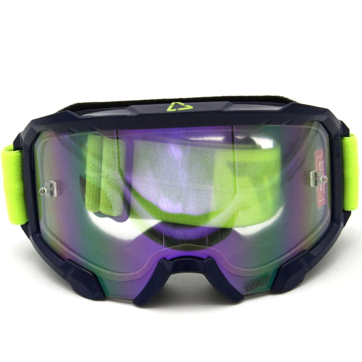 LEATT Velocity 4.5 Iriz Goggle Anti Fog Lens - Lila/Neon Gelb 1 LEATT Velocity 4.5 Iriz Goggle Anti Fog Lens - Lila/Neon Gelb