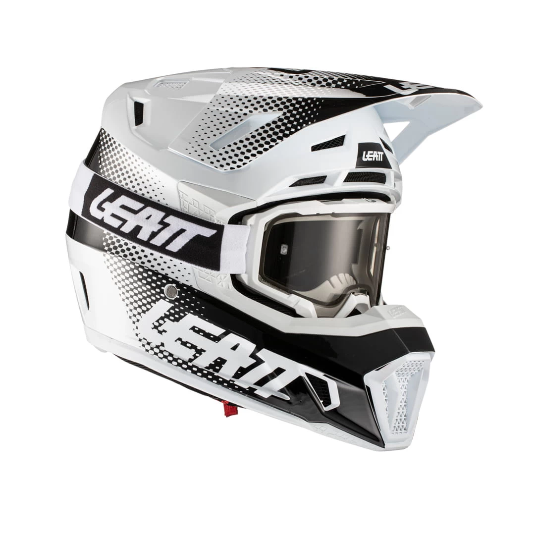 LEATT Helm Inkl. Brille 7.5 V22 Uni Weiss 1 LEATT Helm Inkl. Brille 7.5 V22 Uni Weiss