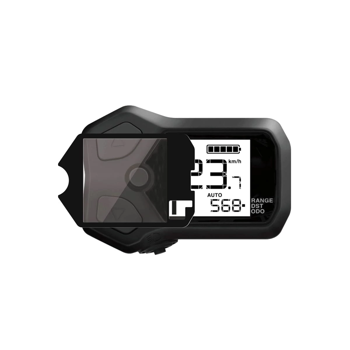 PanzerGlass Shimano SC-5000, AntiGlare Black Antibakteriell 2 PanzerGlass Shimano SC-5000, AntiGlare Black Antibakteriell – Bild 2