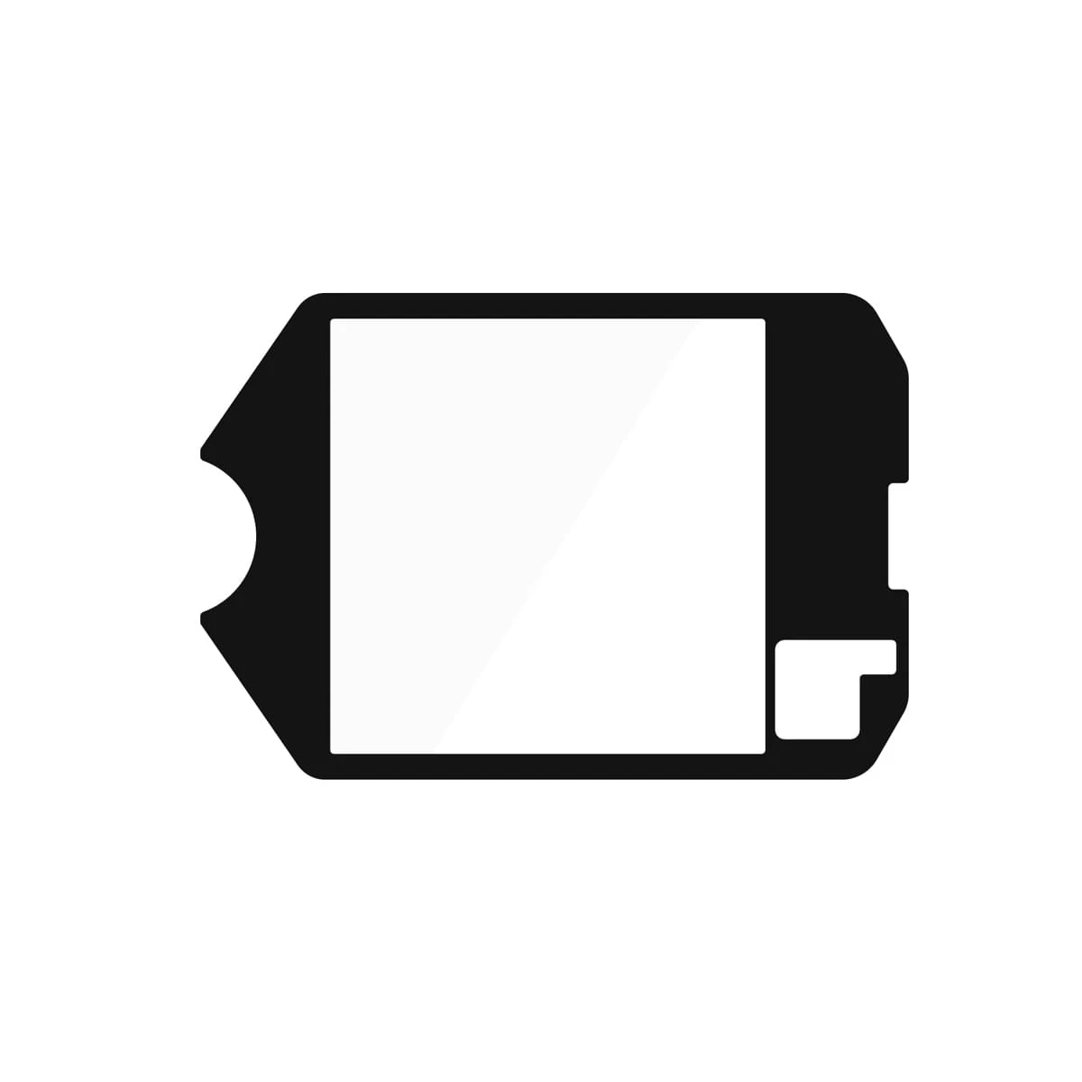 PanzerGlass Shimano SC-5000, AntiGlare Black Antibakteriell 1 PanzerGlass Shimano SC-5000, AntiGlare Black Antibakteriell