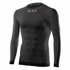 SIXS Langarm Funktionsshirt TS2 - Black Carbon