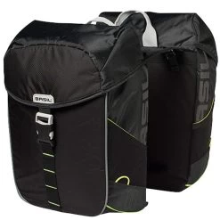 BASIL Doppeltasche Miles Schwarz- 32 Liter