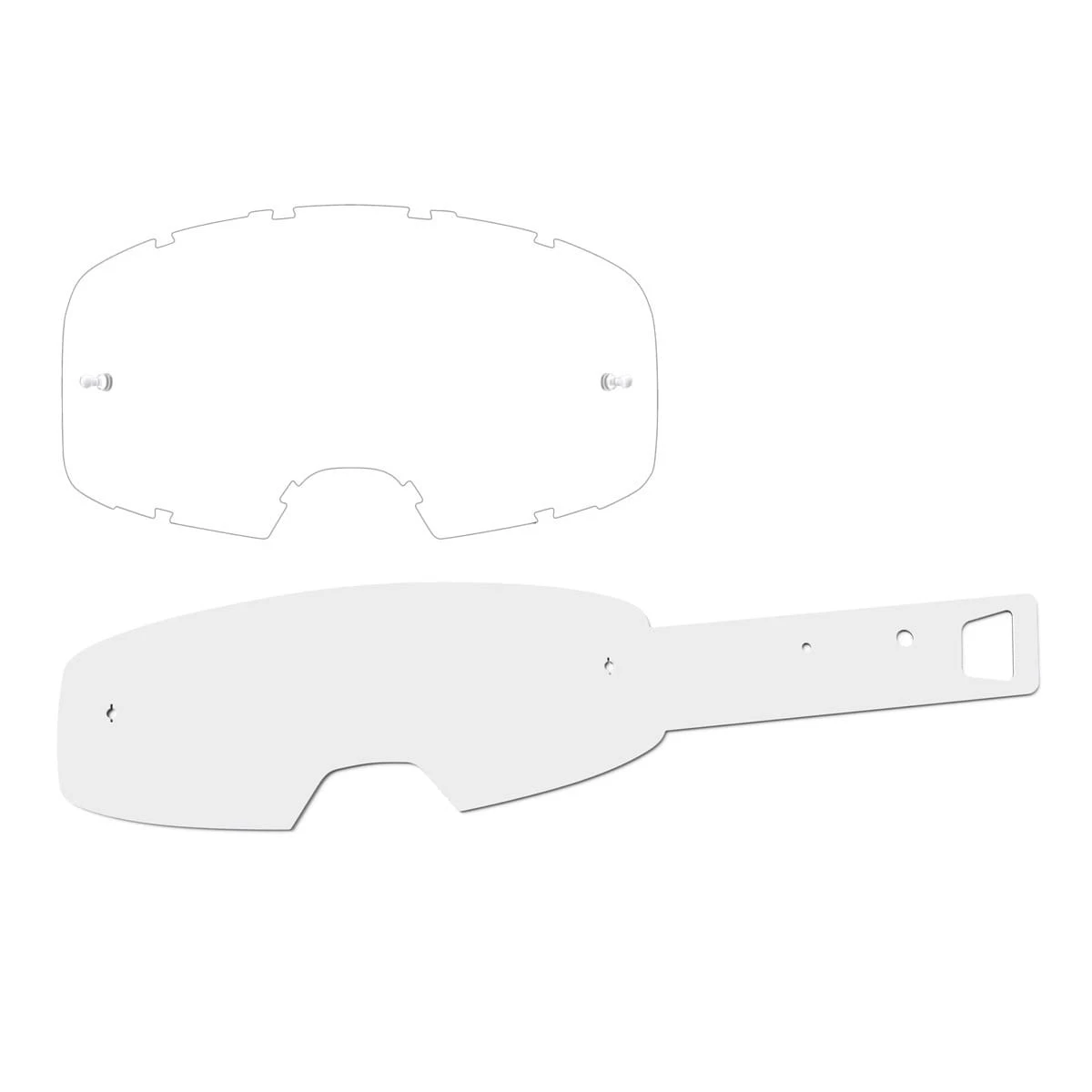 IXS Tear-Off Kit Für Trigger/Hack Goggles 1 IXS Tear-Off Kit Für Trigger/Hack Goggles