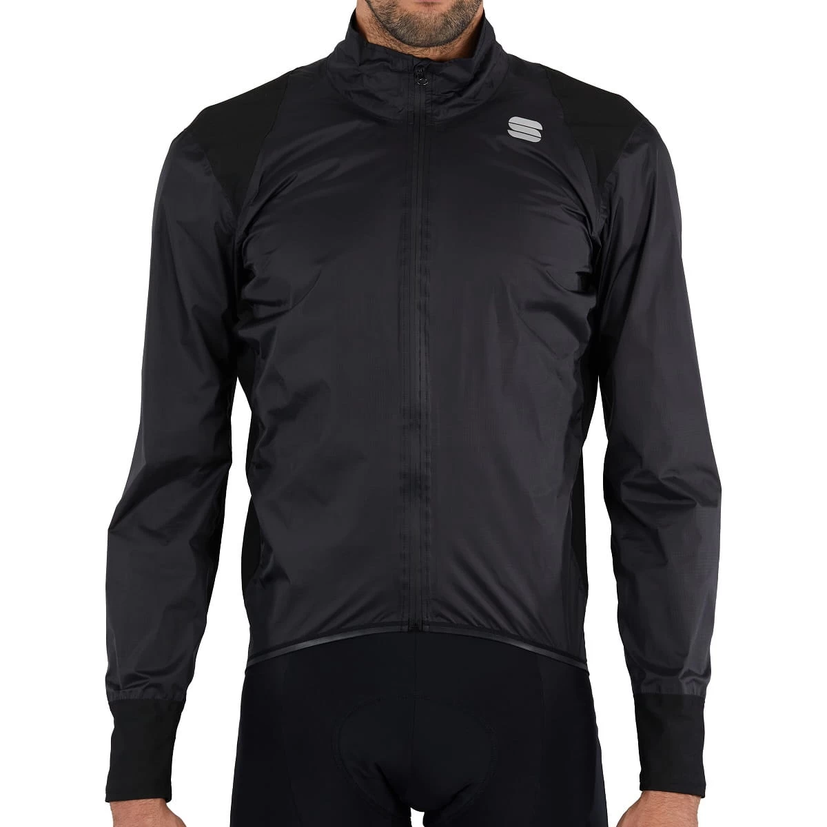Sportful Hot Pack No Rain Jacket - Black 1 Sportful Hot Pack No Rain Jacket - Black